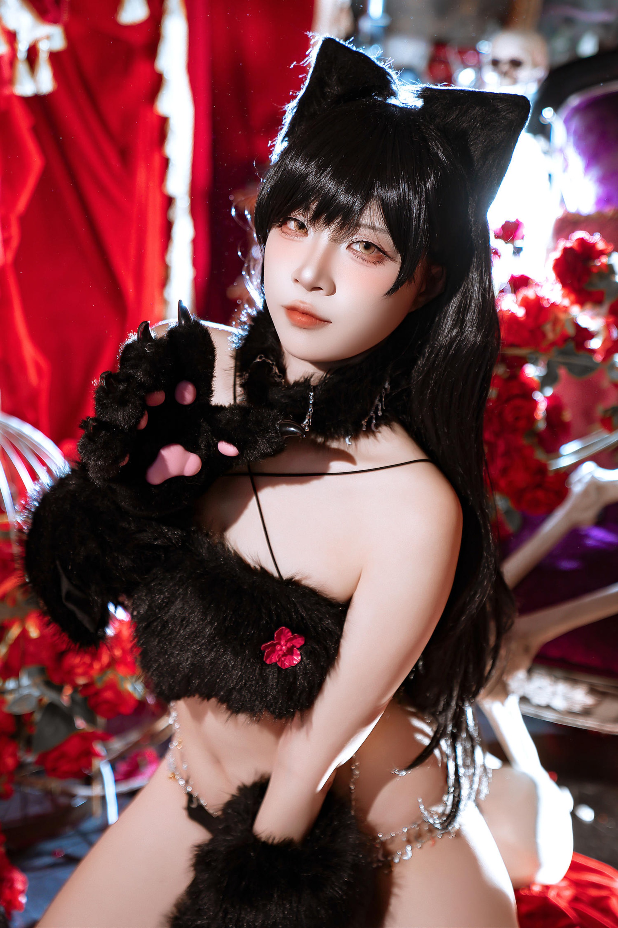 图片[1]-二佐Nisa – NO.196 碧蓝航线 爱宕万圣节 [28P]-XikXak